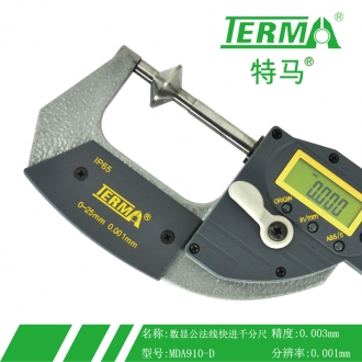 MDA910-D公法线数显杠杆千分尺